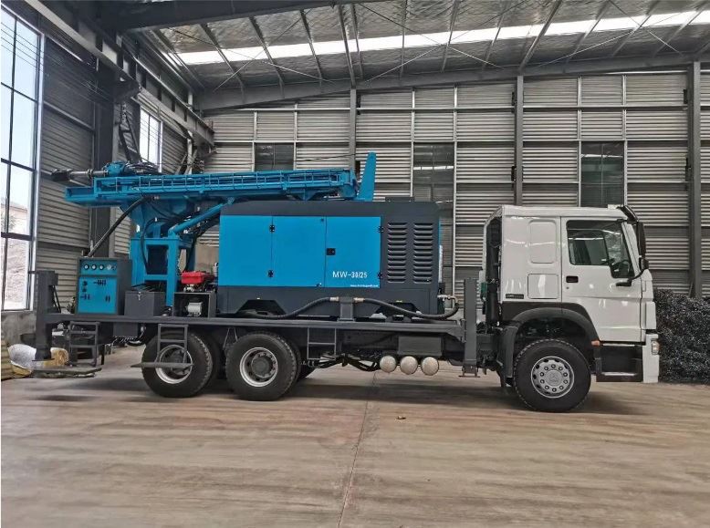 Pelantar Penggerudian Telaga Air 350m Kedalaman Dipasang Kenderaan